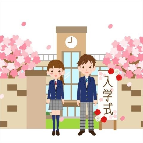 中学校の入学式