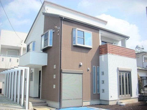 お洒落な外観の注文住宅